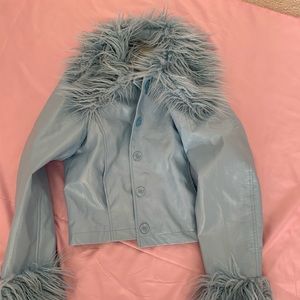 Mia Pleather coat by Urban Outfitters